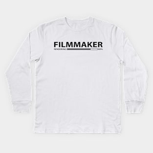 Filmmaker and Rendering Kids Long Sleeve T-Shirt